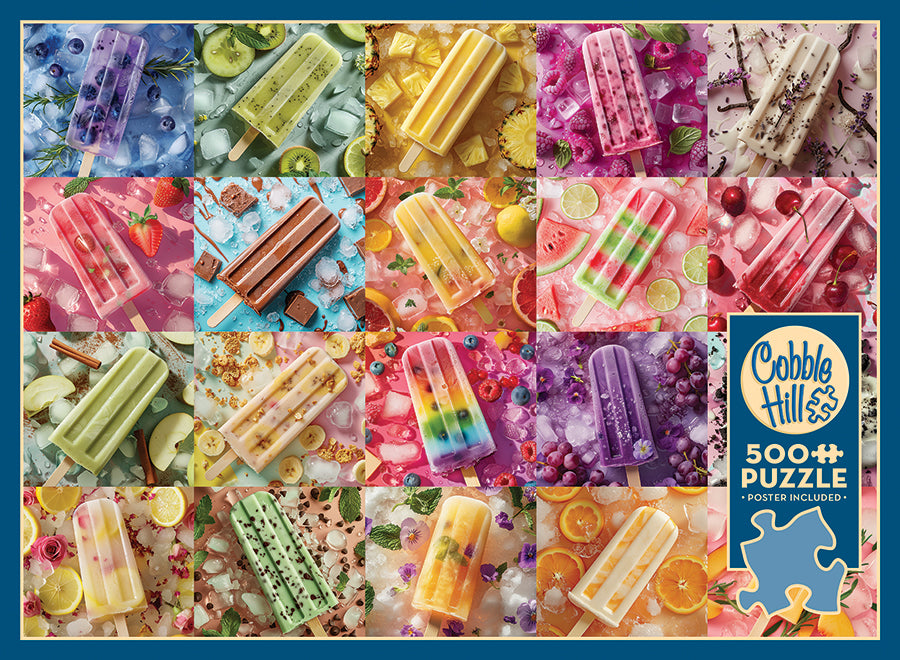 cobble-hill-500-teile-ice-lollies-puzzle-buntes-eis-collage image 4