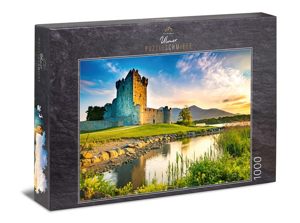 ulmer-puzzleschmiede-ross-castle-1000-teile-puzzle-architektur image 1