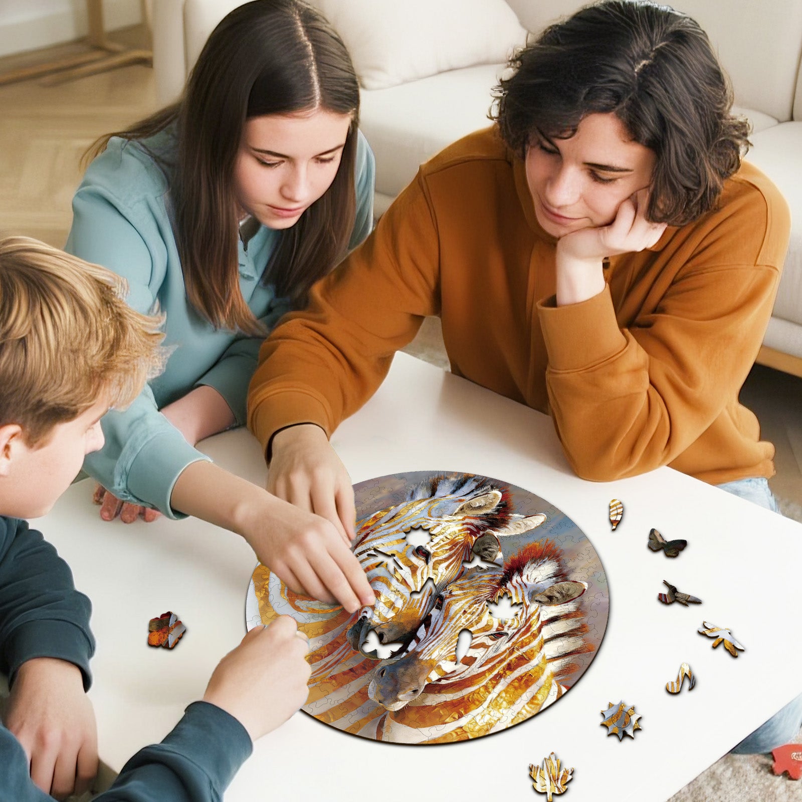 kaayee-wooden-puzzle-gilded-zebra-bond-holzpuzzle-medium image 7