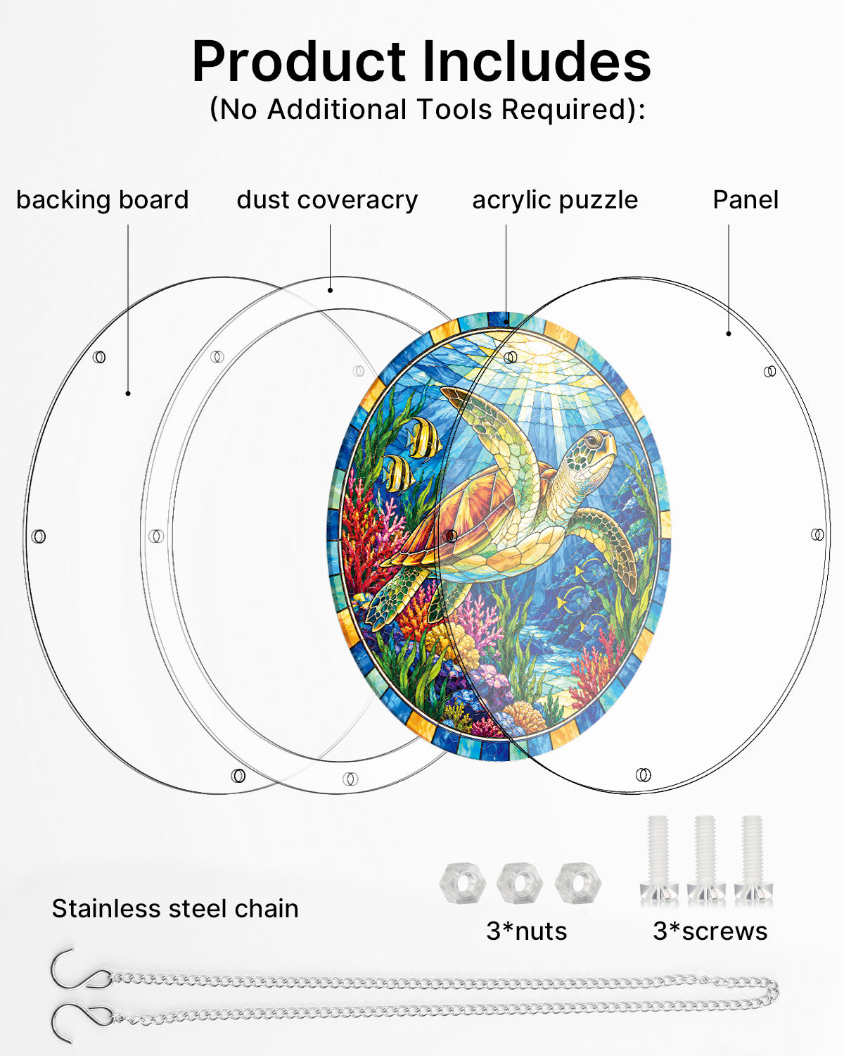 kaayee-ocean-turtle-suncatcher-fensterbild-medium image 7