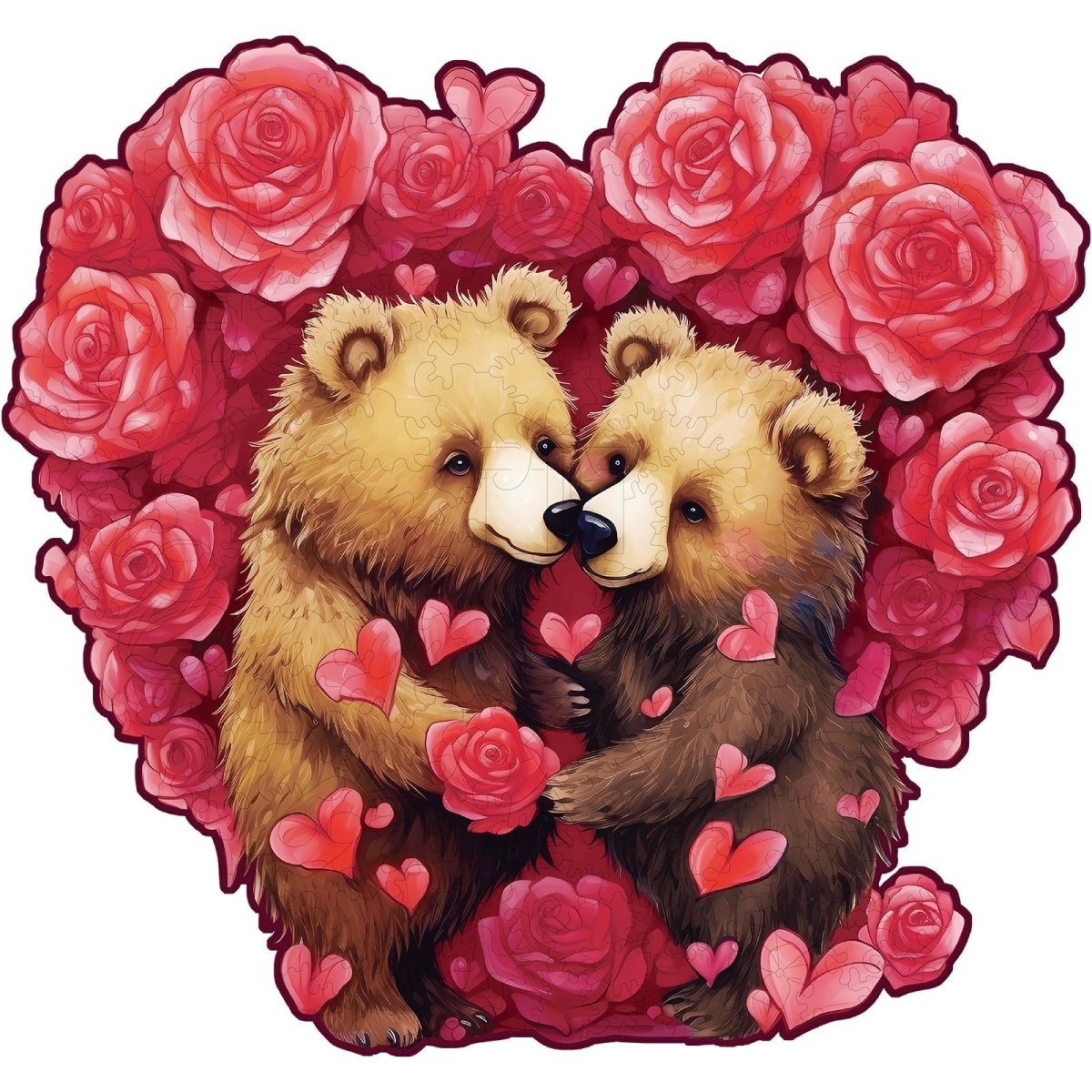 kaayee-wooden-puzzle-eternal-embrace-holzpuzzle-medium image 1