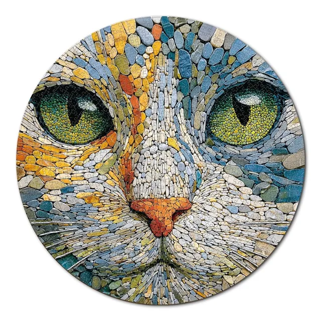 kaayee-emerald-cat-puzzle-1000-teile-katzenmotiv image 1
