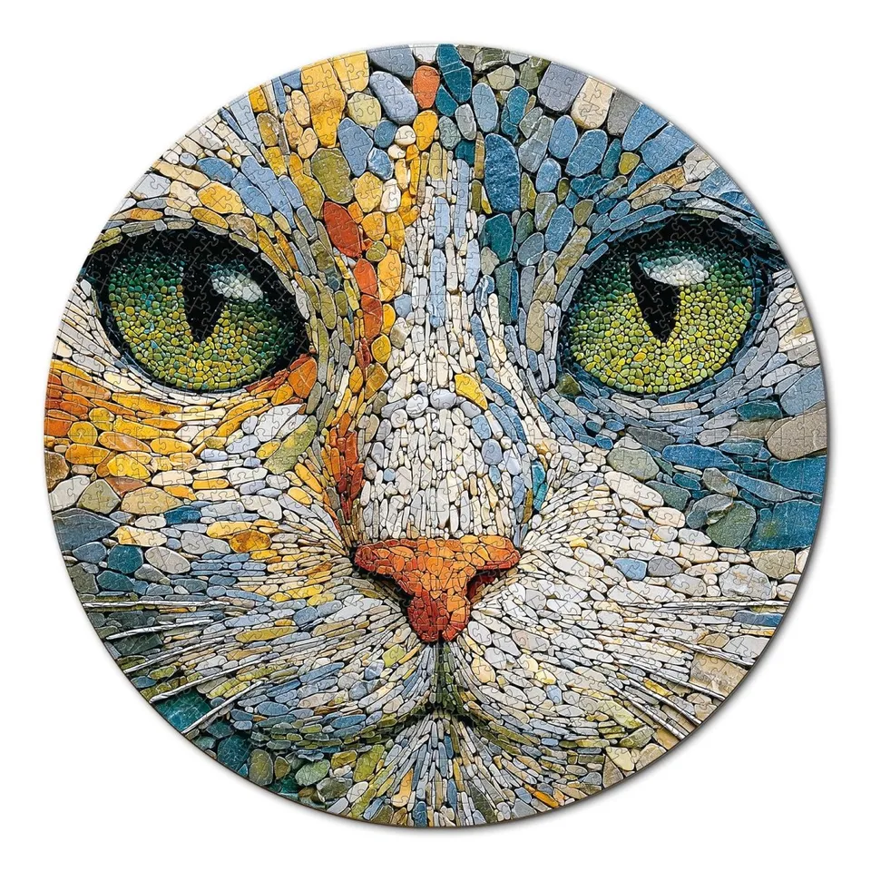 kaayee-emerald-cat-puzzle-1000-teile-katzenmotiv image 1
