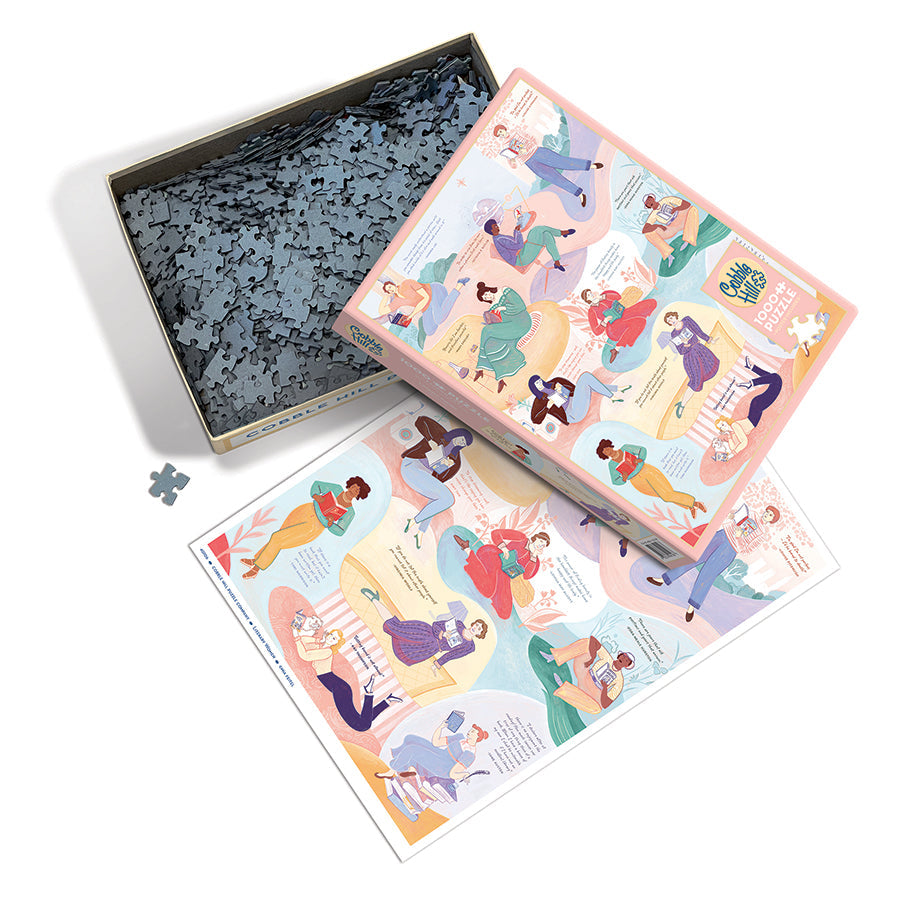 cobble-hill-1000-piece-literary-women-puzzle-1000-teile-b-cher image 3