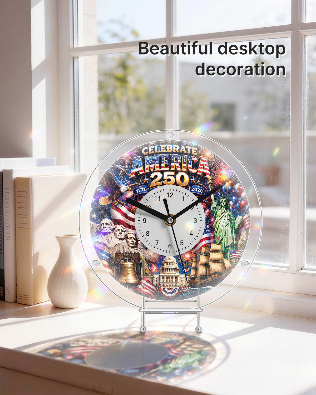kaayee-clock-kit-celebrate-america-250-acryl-puzzle-uhr-regular-plus image 5