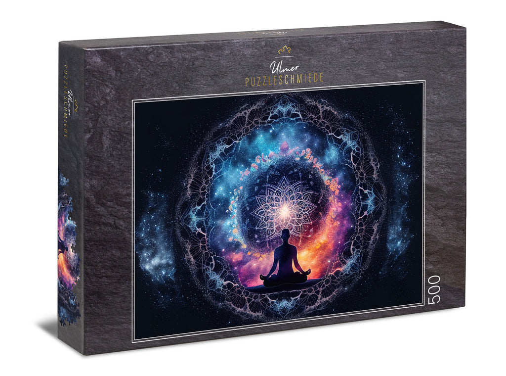 ulmer-puzzleschmiede-chakra-puzzle-500-teile-mandala-bunt image 1