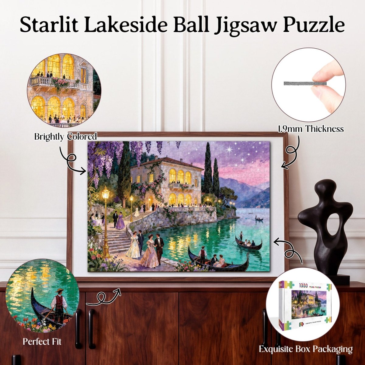 kaayee-starlit-lakeside-ball-puzzle-1000-teile-eco-white-board image 3