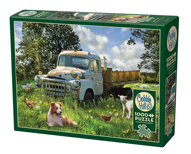 cobble-hill-sheep-field-puzzle-1000-teile-schafe-weide-sommer image 1
