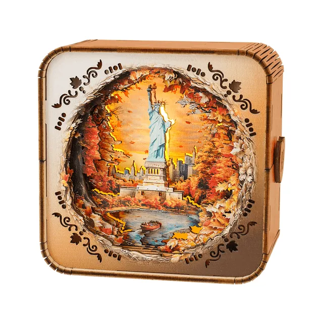 kaayee-statue-of-liberty-holz-nachtlicht-3d-puzzle-licht image 1