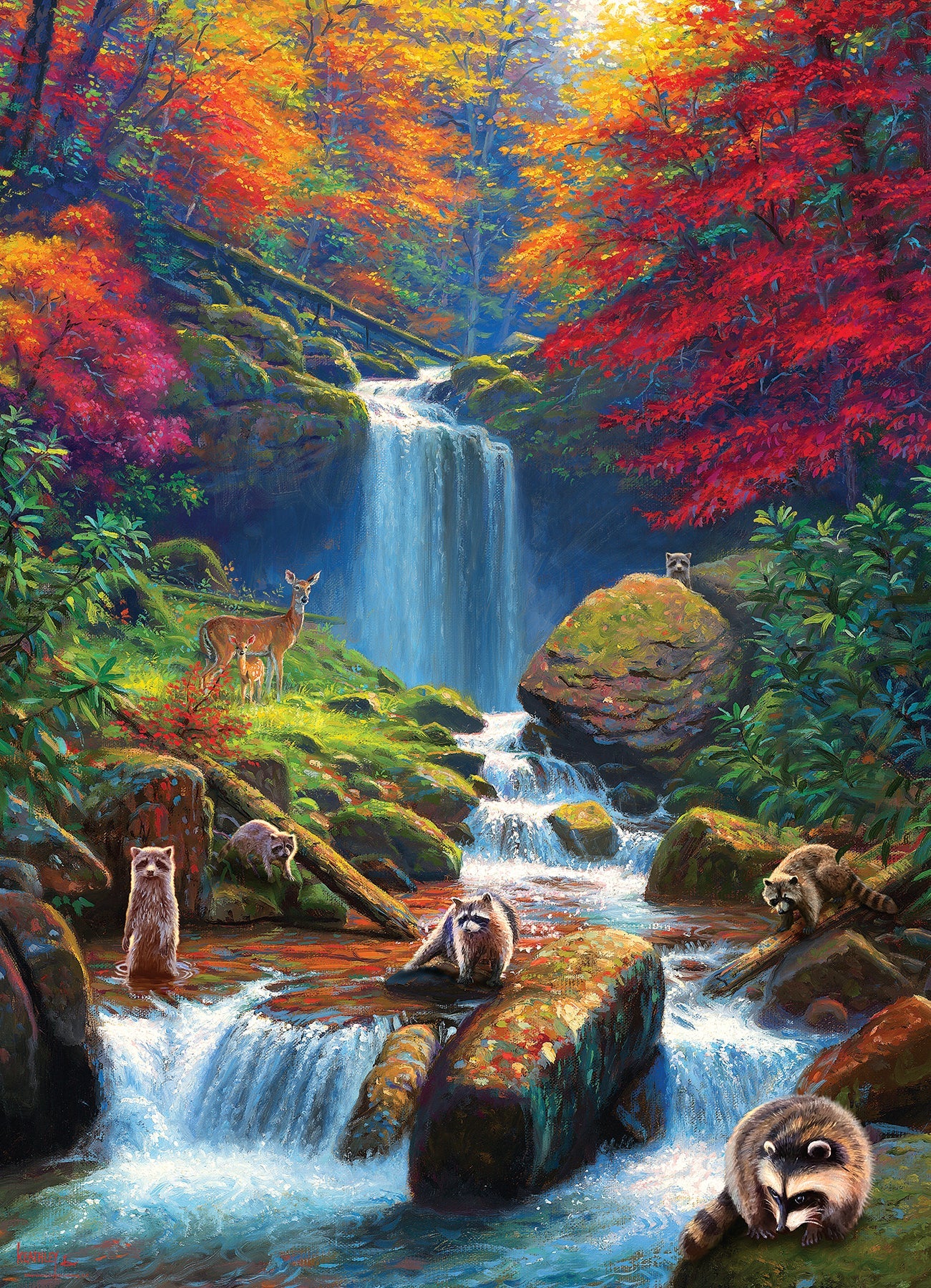 cobble-hill-1000-mystic-falls-in-autumn-puzzle-1000-teile-herbst image 2