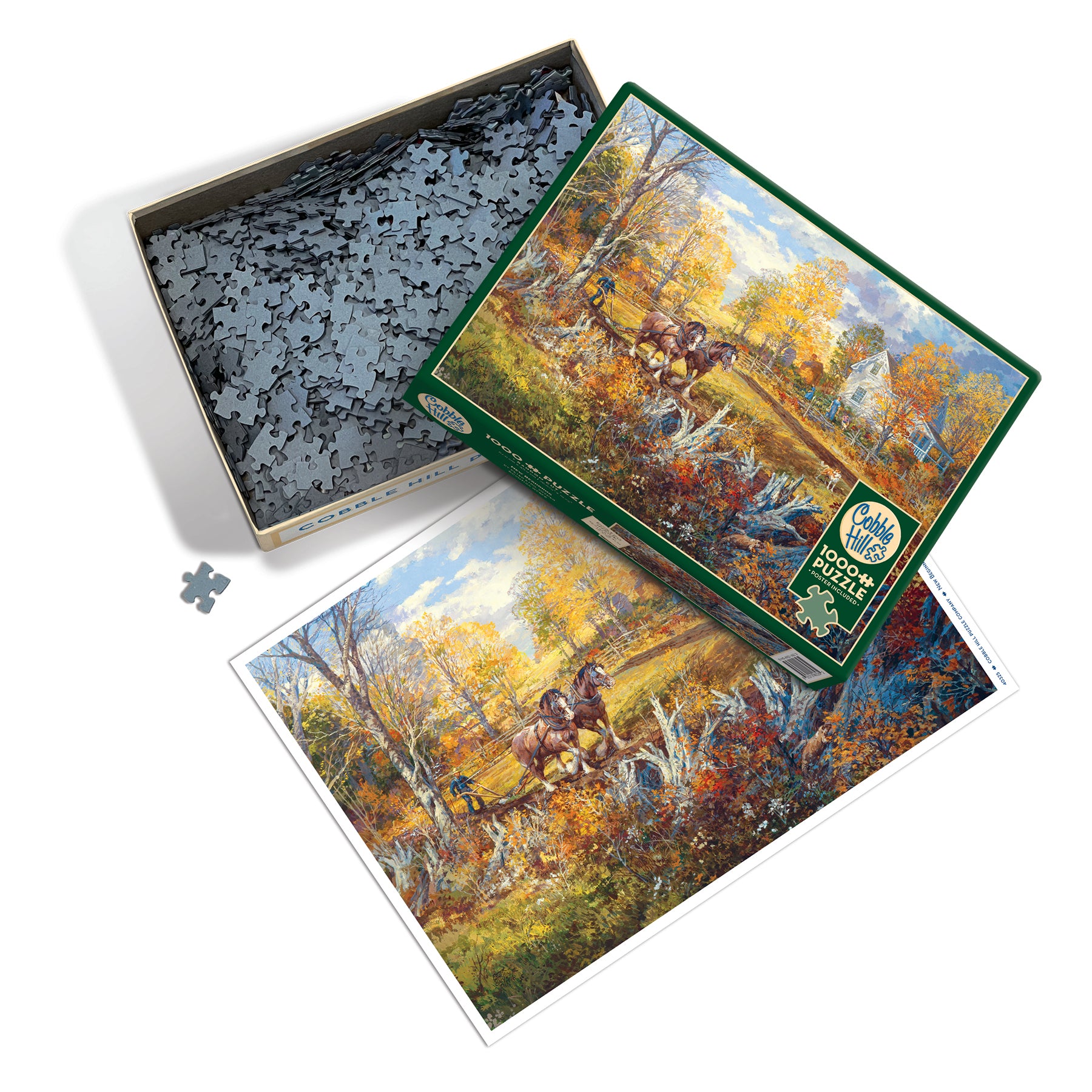 cobble-hill-1000-piece-new-beginning-puzzle-1000-teile-pferde image 3