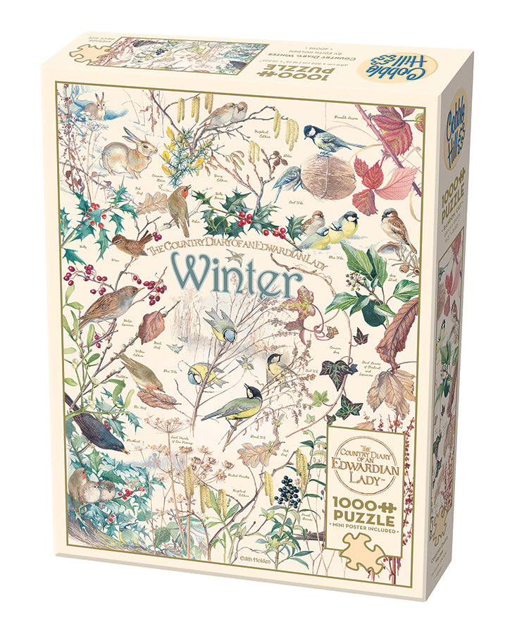 cobble-hill-1000-teile-country-diary-winter-puzzle-v-gel image 1