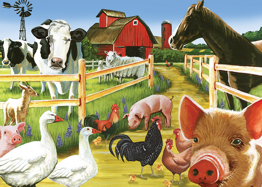 cobble-hill-tray-puzzles-farmyard-welcome-rahmenpuzzle-35-teile image 3