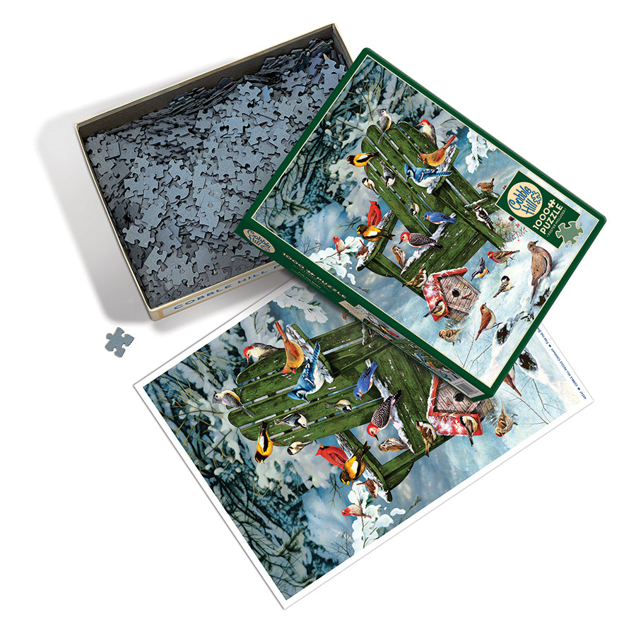 cobble-hill-1000-piece-for-the-birds-puzzle-1000-teile-winter image 3