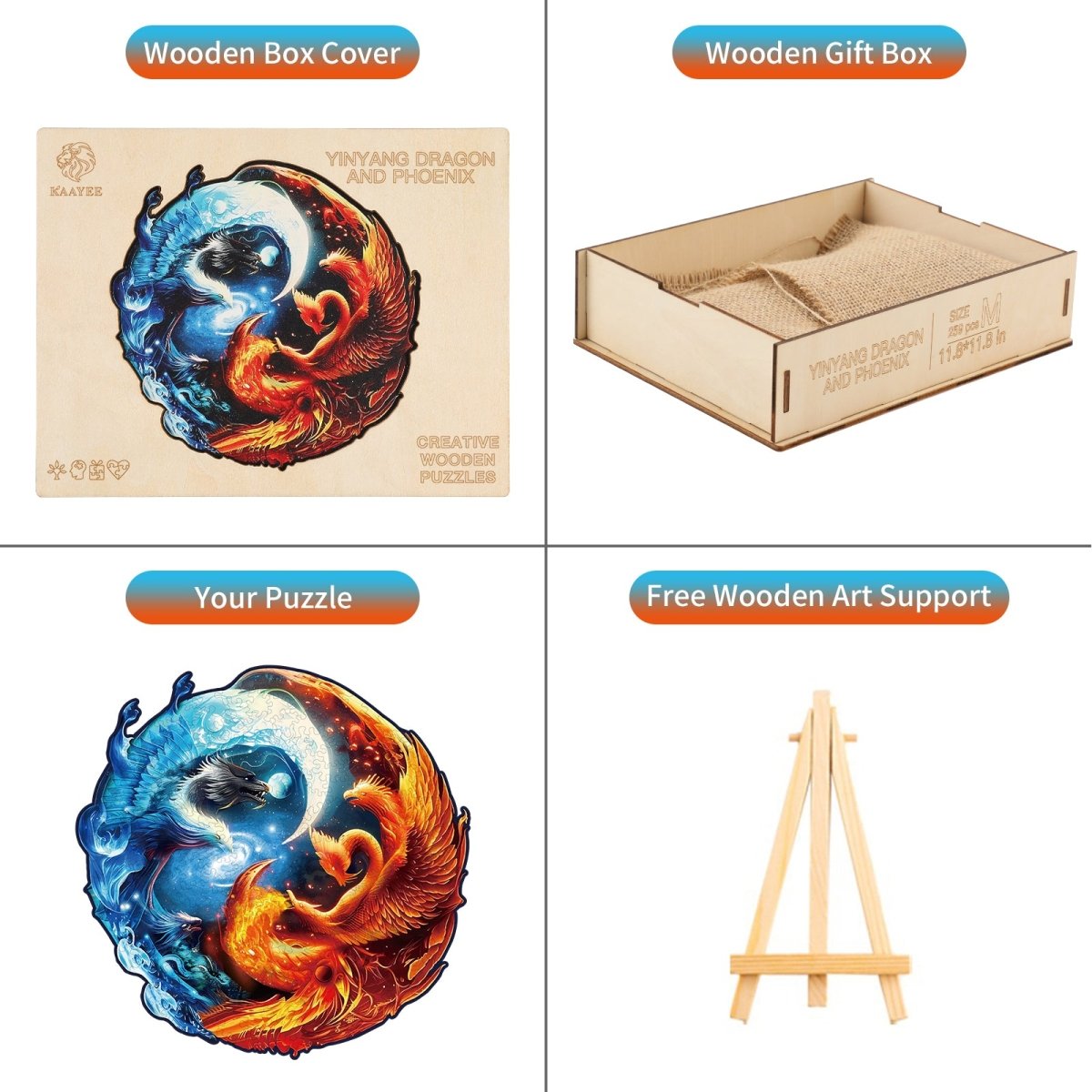 kaayee-yinyang-drache-ph-nix-holzpuzzle-small-rund image 3