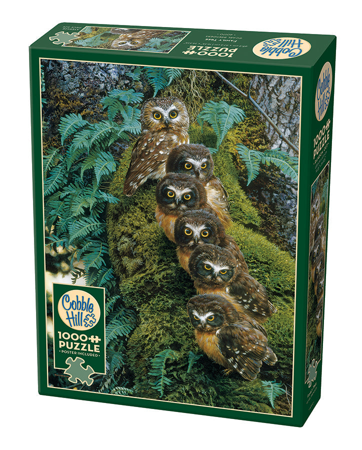 cobble-hill-family-tree-1000-teile-puzzle-eulen image 1