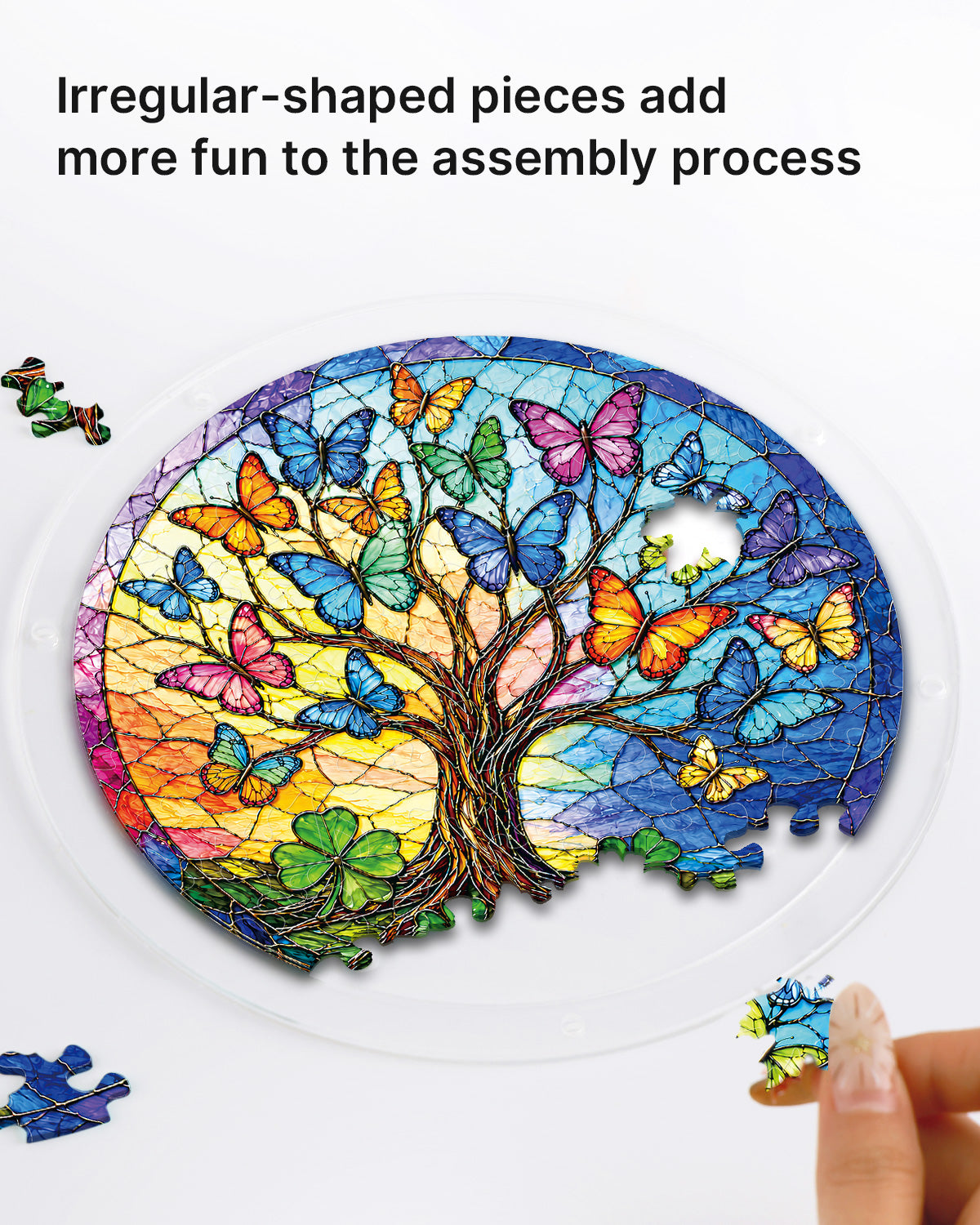 kaayee-suncatcher-puzzle-butterfly-dream-tree-acrylbild-m-20-8-cm image 2