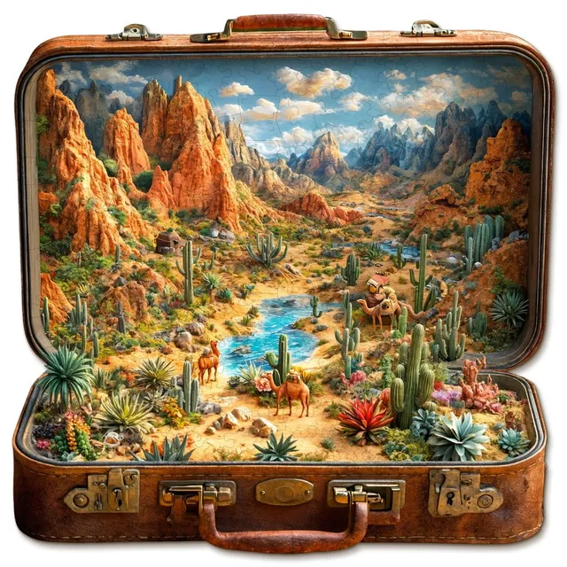 kaayee-desert-journey-holzpuzzle-mittel-w-sten-motiv image 1