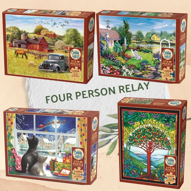 cobble-hill-easy-handling-275-team-relay-puzzle-275-teile-set image 1