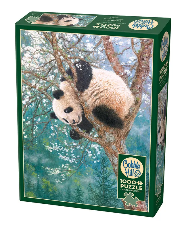 cobble-hill-1000-piece-golden-child-puzzle-1000-teile-panda image 1