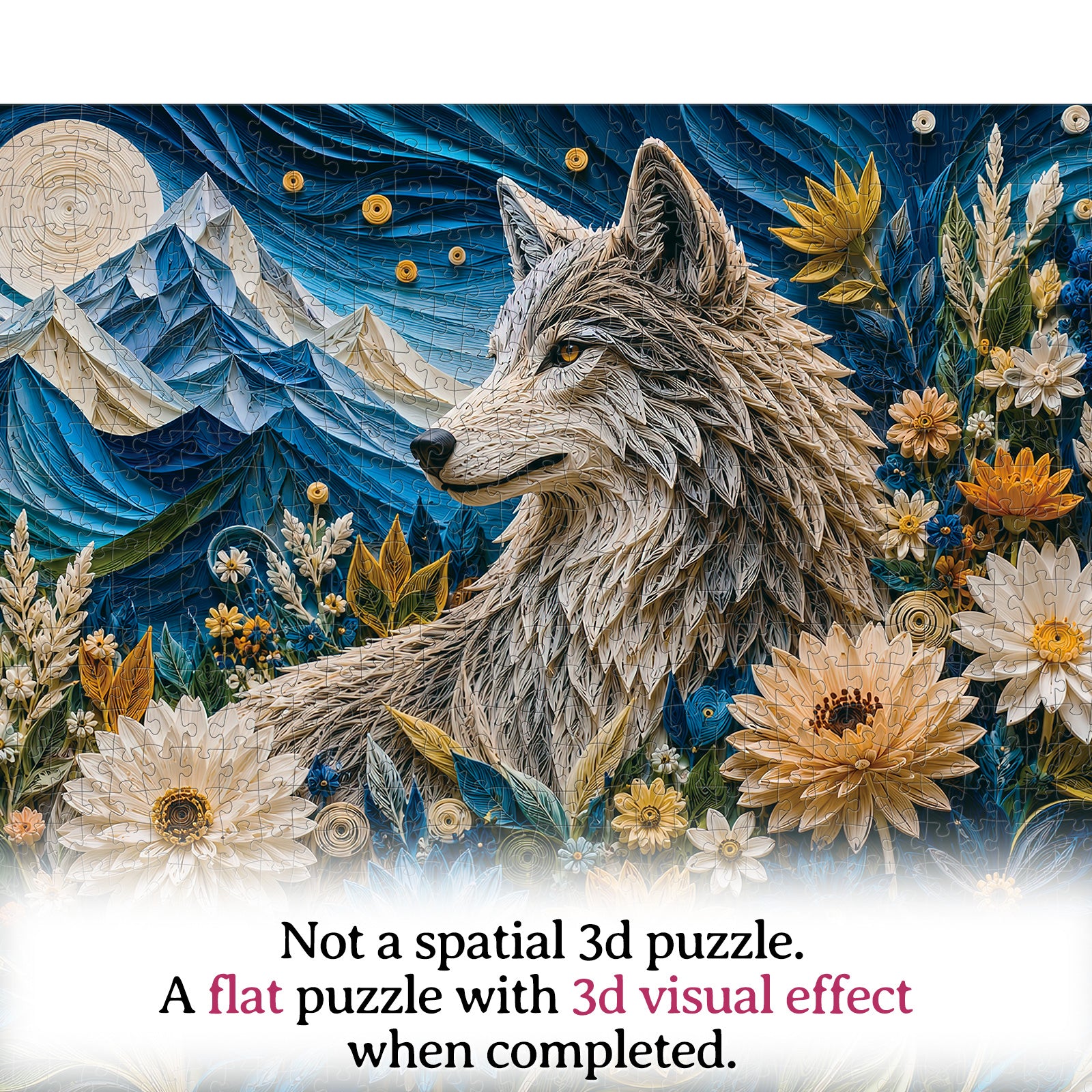 kaayee-cardboard-puzzle-moonlit-wolf-garden-1000-teile-eco-white-board image 7