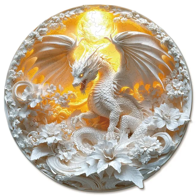kaayee-fierce-dragon-holzpuzzle-rund-small-drache image 1