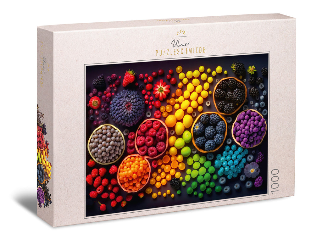 ulmer-puzzleschmiede-rainbow-fruits-puzzle-1000-teile-obst image 1