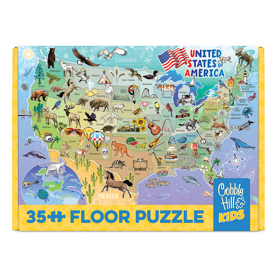 cobble-hill-floor-puzzles-map-of-the-usa-bodenpuzzle-35-teile-karte image 7