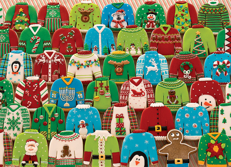 cobble-hill-1000-piece-ugly-xmas-sweaters-puzzle-1000-teile-weihnachten image 2