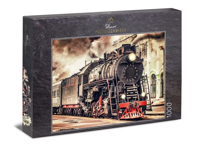 ulmer-puzzleschmiede-railroad-puzzle-1000-teile-dampflok image 1