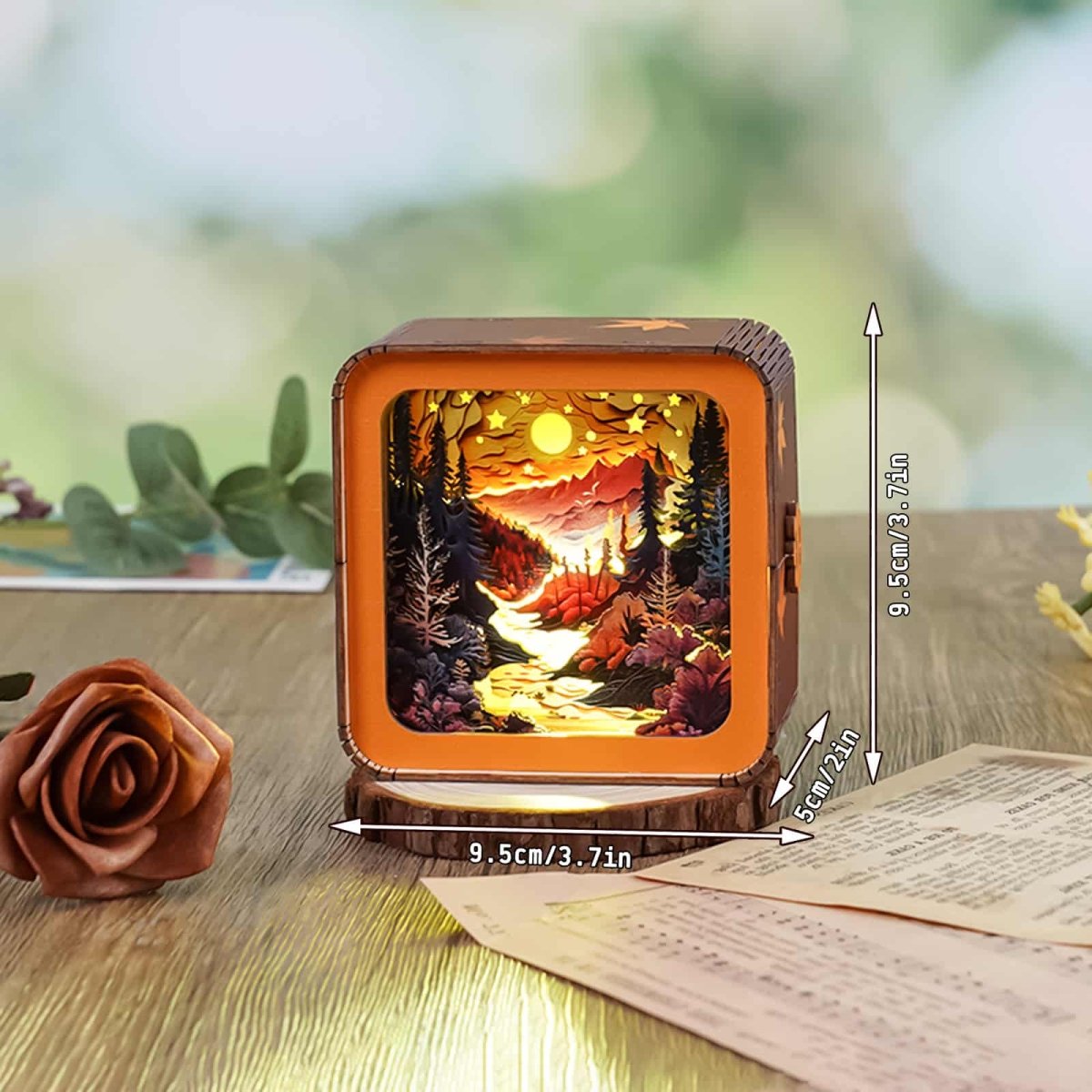 kaayee-autumn-forest-sunset-nachtlicht-holz-3d-puzzle image 3