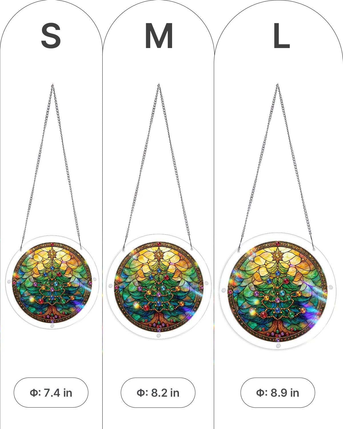 kaayee-jeweled-christmas-tree-suncatcher-fensterbild-small image 5