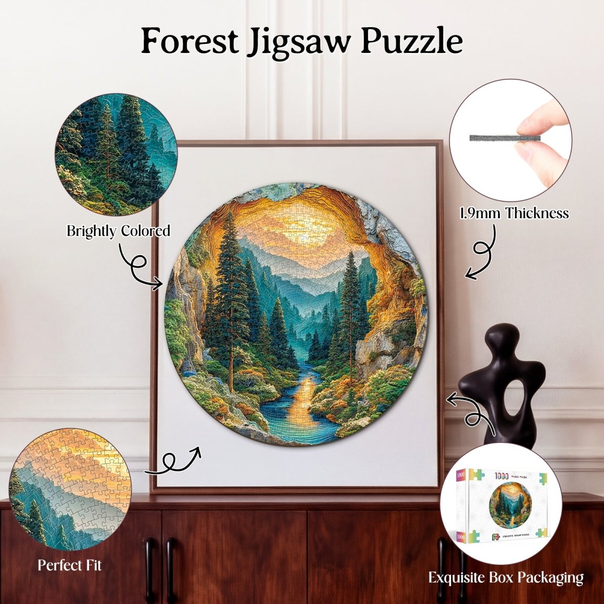kaayee-cardboard-forest-puzzle-1000-teile-eco-white-board image 3