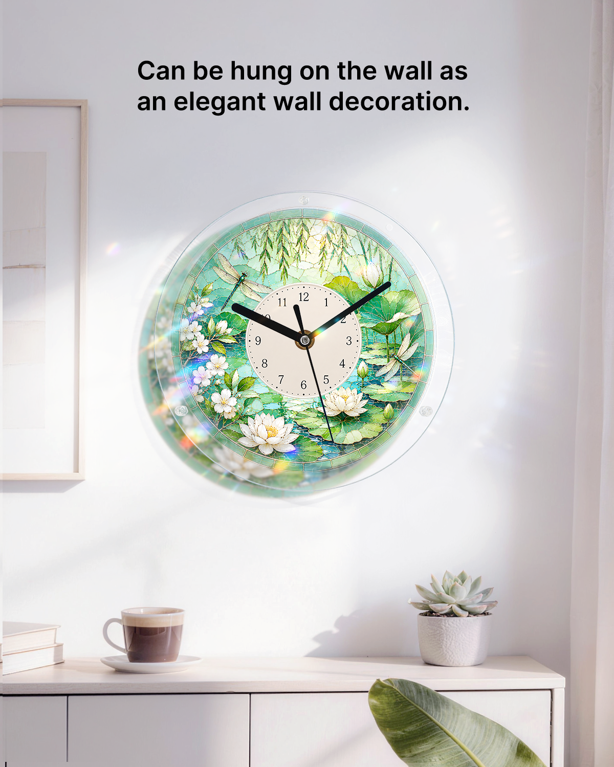 kaayee-clock-kit-midsummer-lotus-pond-puzzle-uhr-regular image 4