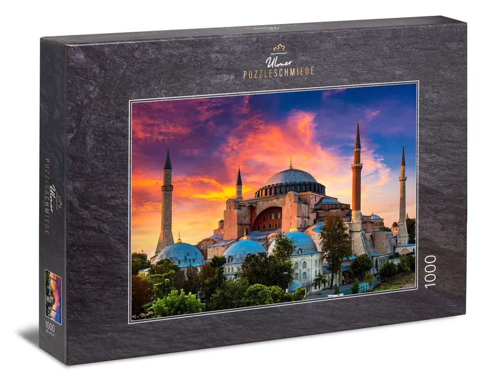 ulmer-puzzleschmiede-puzzle-1000-teile-istanbul-puzzle-hagia-sophia image 1