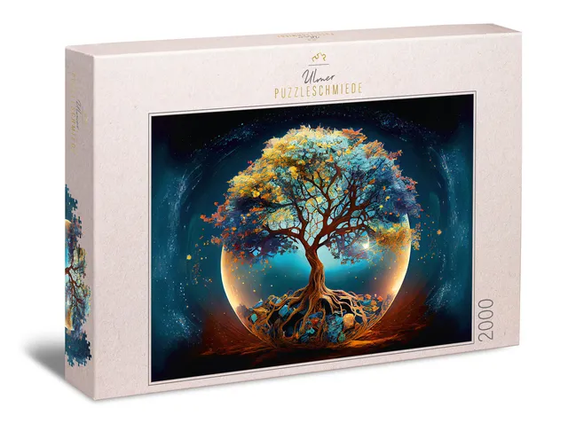 ulmer-puzzleschmiede-lebensbaum-puzzle-2000-teile-mystisch image 1
