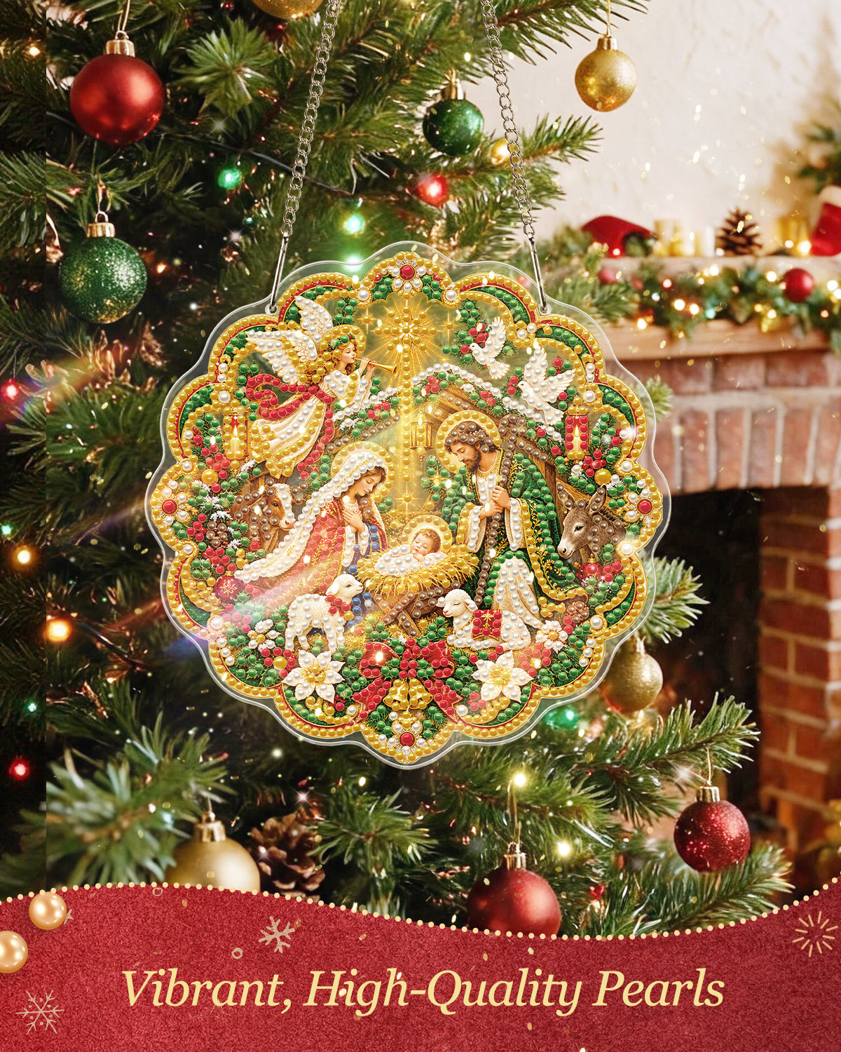 kaayee-suncatcher-puzzle-heilige-nacht-fensterbild-20-cm image 2
