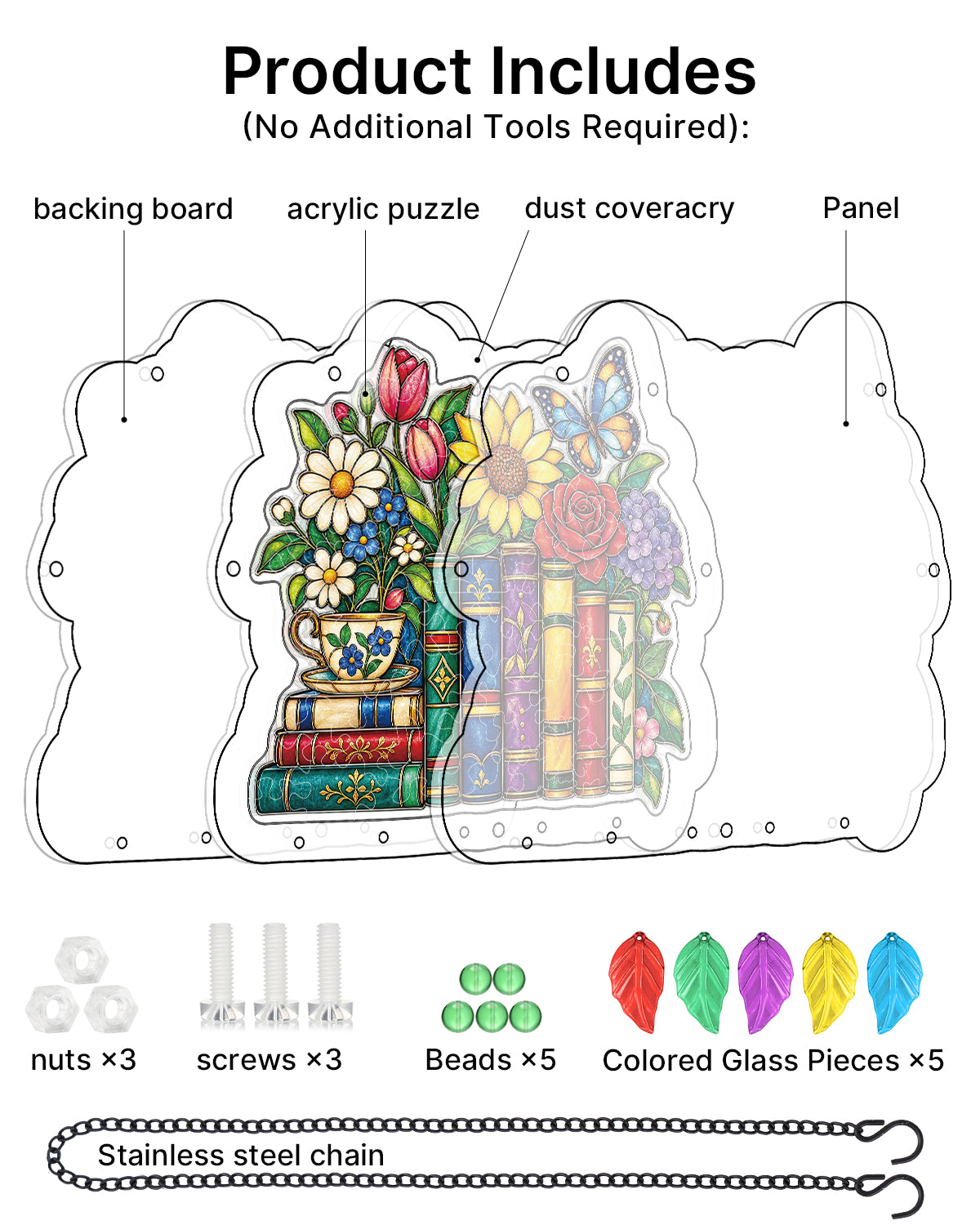 kaayee-wind-chime-garden-of-stories-windspiel-acryl-klein image 5
