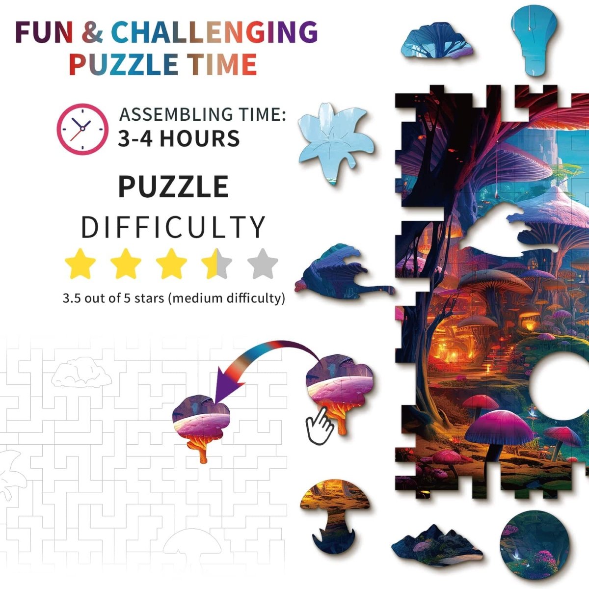 kaayee-fantasy-world-holzpuzzle-medium-fan-favorite image 4