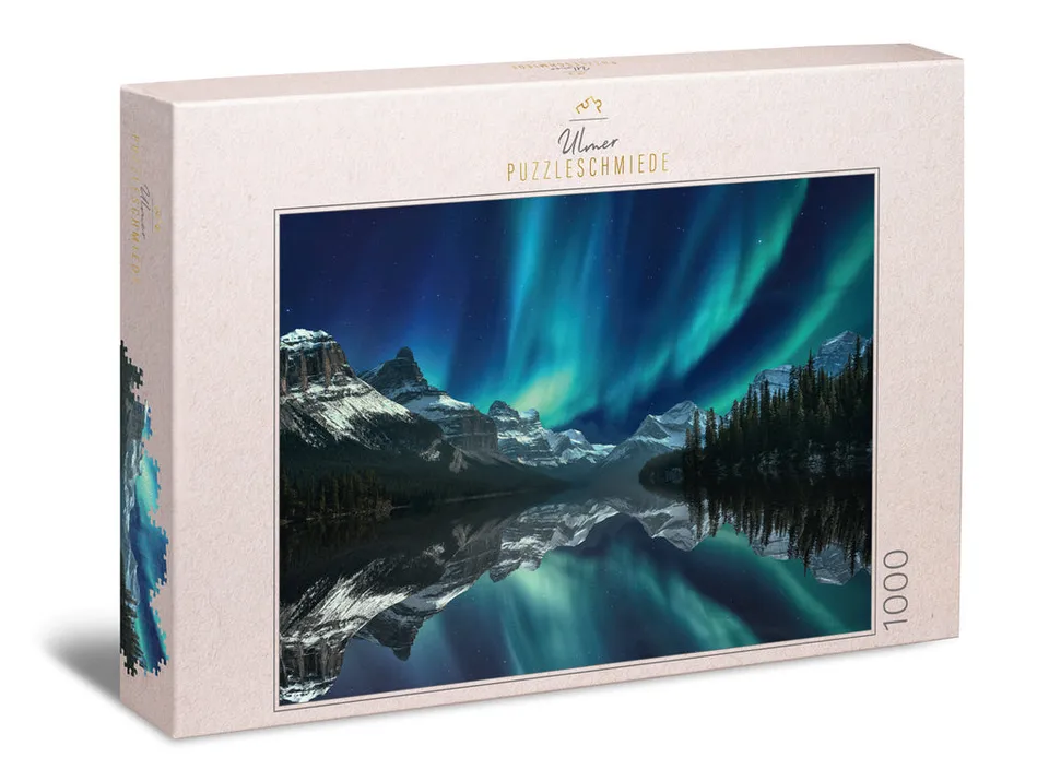 ulmer-puzzleschmiede-puzzle-1000-teile-magisches-kanada-nacht image 1