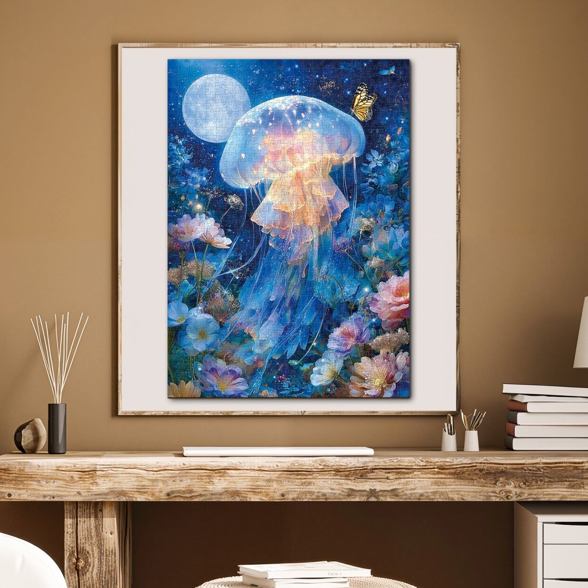 kaayee-moonlit-jellyfish-puzzle-1000-teile-eco-white-board image 4