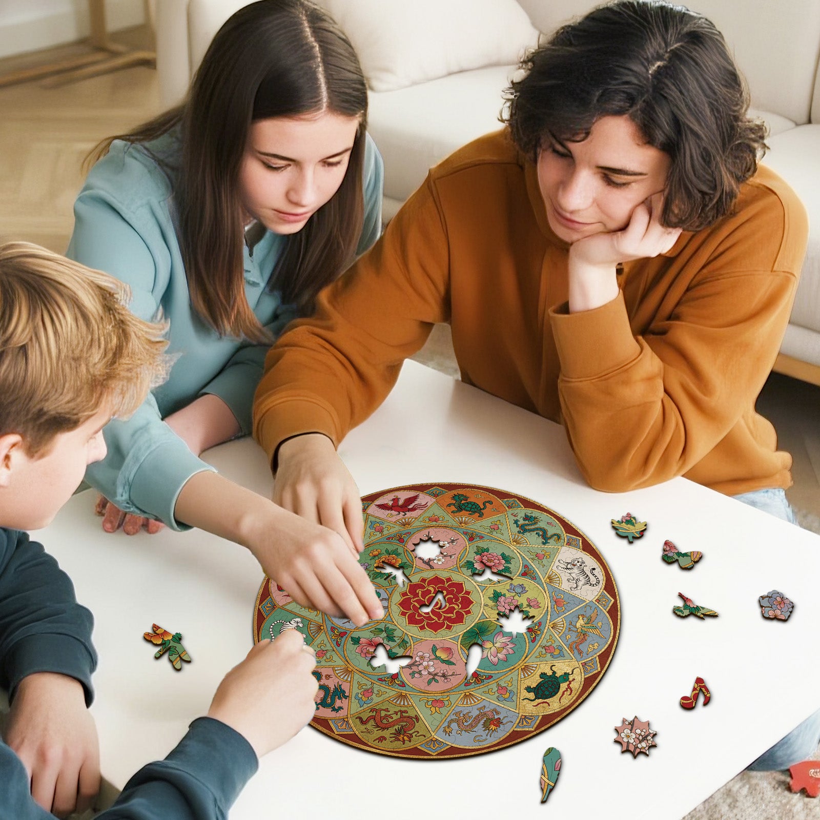 kaayee-floral-mandala-holzpuzzle-medium-entspannung-holz image 7