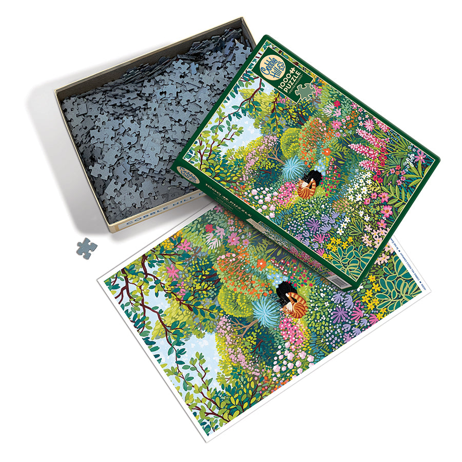 cobble-hill-in-the-garden-puzzle-1000-teile-katzen image 3