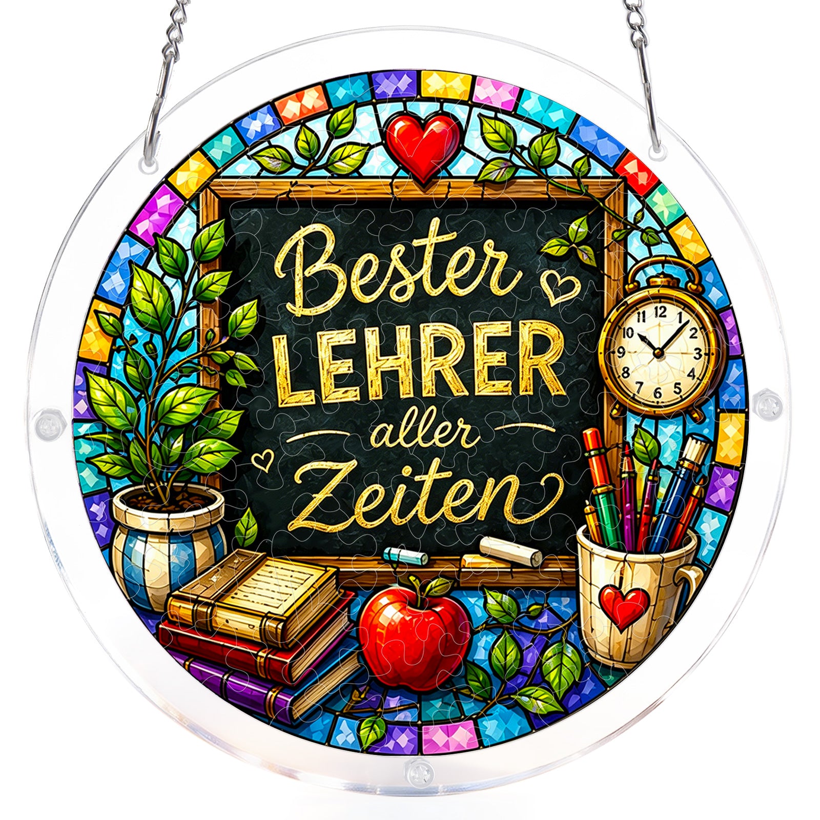 kaayee-suncatcher-puzzle-lehrer-small-acryl-fensterbild image 7