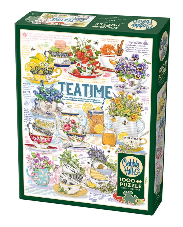 cobble-hill-tea-time-1000-teile-puzzle-teetassen image 1