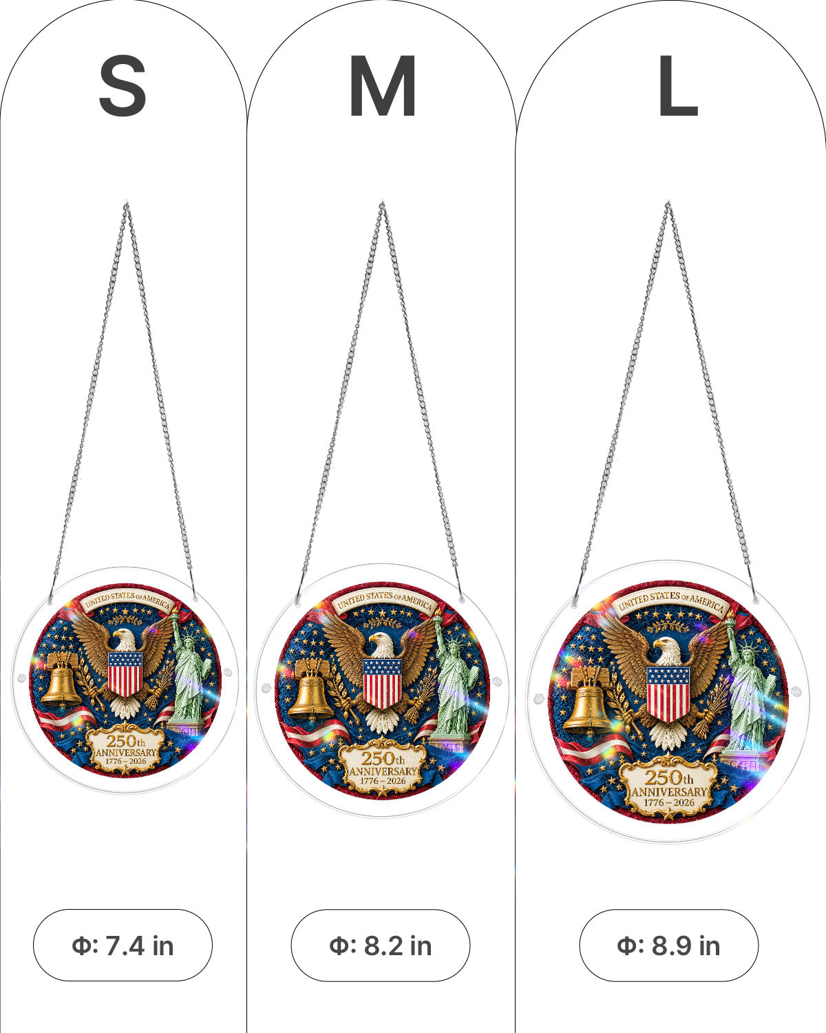 kaayee-suncatcher-puzzle-glory-of-america-fensterbild-20-8-cm image 5