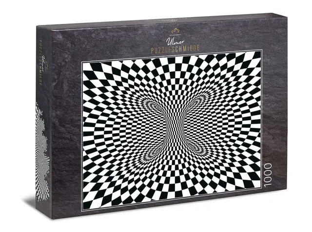 ulmer-puzzleschmiede-brainworm-impossible-puzzle-1000-teile-s-w image 1