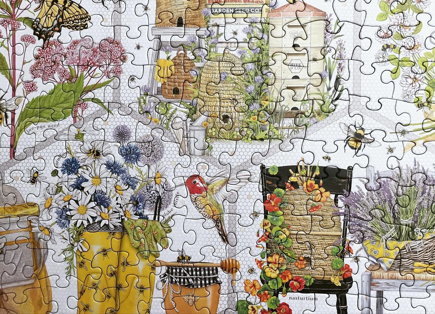 cobble-hill-500-piece-busy-as-a-bee-puzzle-500-teile-biene image 5