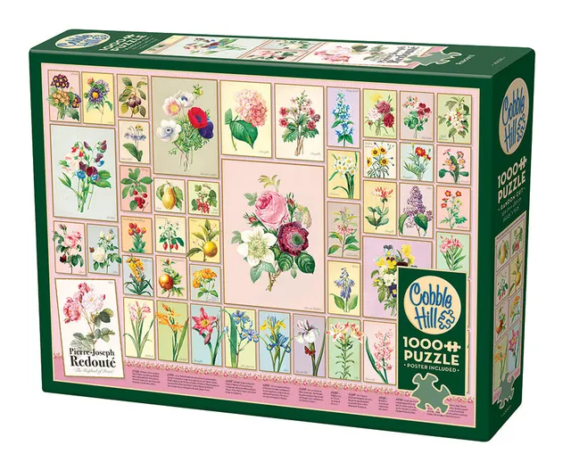cobble-hill-1000-piece-redoute-puzzle-1000-teile-blumen-kunst image 1