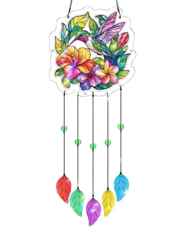 kaayee-wind-chime-kolibri-windspiel-acryl-small-18-cm image 1